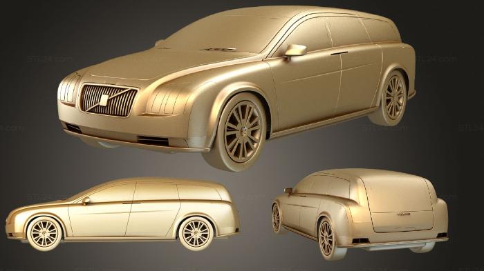 Автомобили и транспорт (Volvo VCC, CARS_4017) 3D модель для ЧПУ станка
